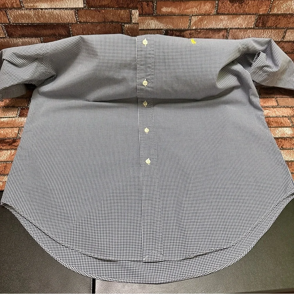 Ralph Lauren classic fit shirt dress striped short sleeve size L